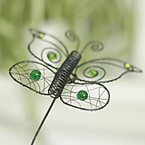 Dekorácie - motýľ letí- zápich - 15553400_