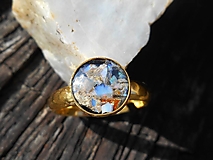 Prstene - fire in opals-ring-gold (opals in gold 1) - 15553646_