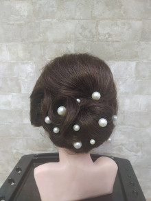 Ozdoby do vlasov - Svadobné perličky do vlasov (Biela) - 15552226_