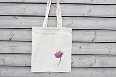 Nákupné tašky - Plátená taška "mak v ružovom" - 15553005_