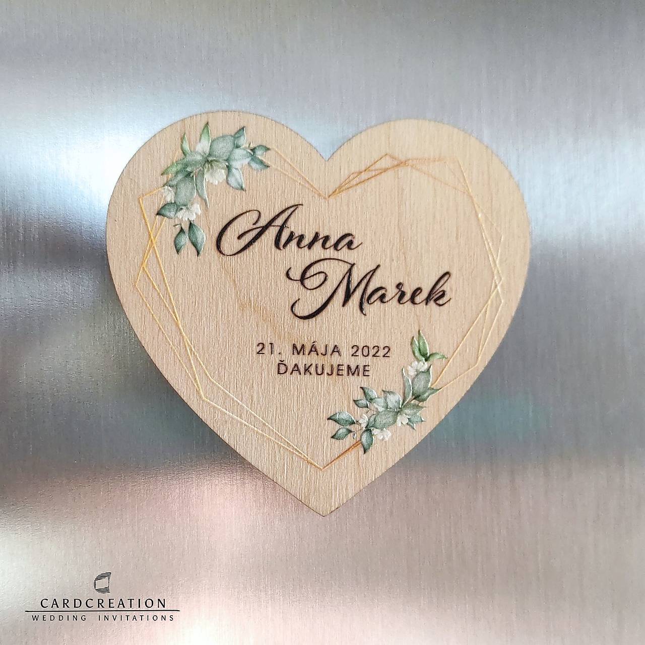 Svadobná magnetka 003