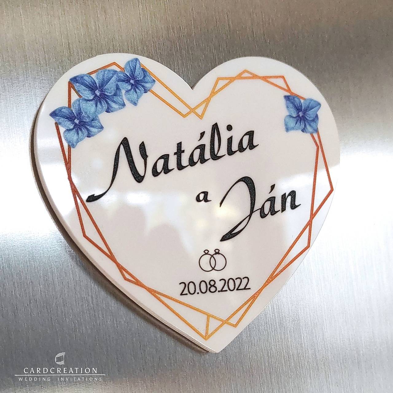 Svadobná magnetka 001