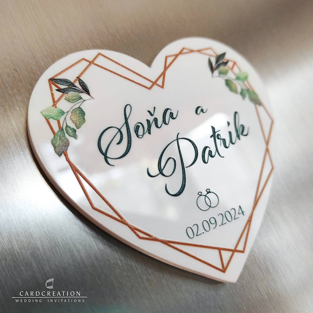 Svadobná magnetka 002