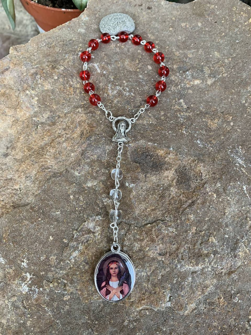 Náhrdelníky - ruženec sv. Filómény - 15553787_