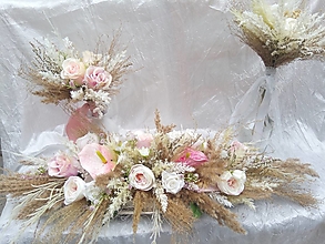 Darčeky pre svadobčanov - Svadobná ikebana - 15557038_