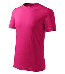 Polotovary - Pánske tričko CLASSIC NEW purpurová 40 - 15555604_