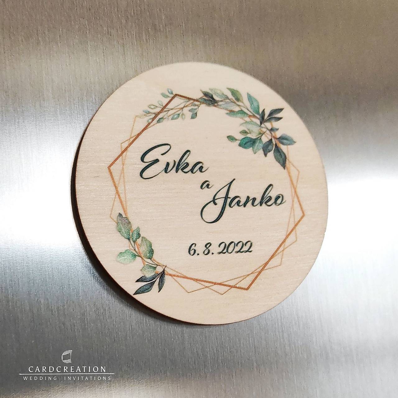 Svadobná magnetka 004