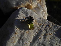 Náhrdelníky - verde turmalina-zelený turmalín-kryštál - 15558317_