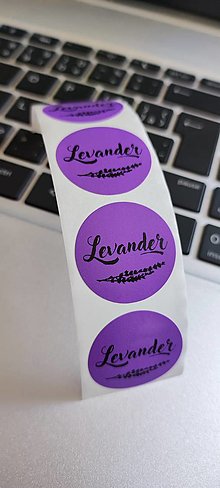 Úložné priestory & Organizácia - Nálepka Levander - 15558625_