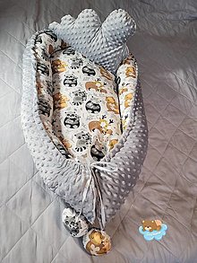 Detský textil - Set pre novorodenca zvieratká - 15561450_