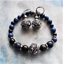 Sady šperkov - exotika& klasika (Modrá) - 15562925_