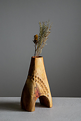 Dekorácie - Drevená váza nohatá III. - 15563831_