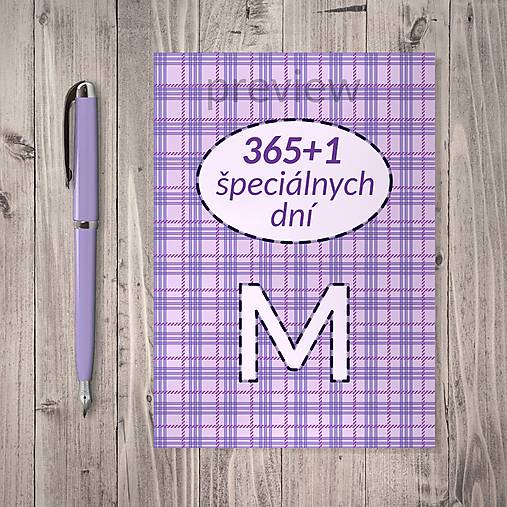 Papiernictvo - 365+1 špeciálnych dní - univerzálny diár káro - 15562198_