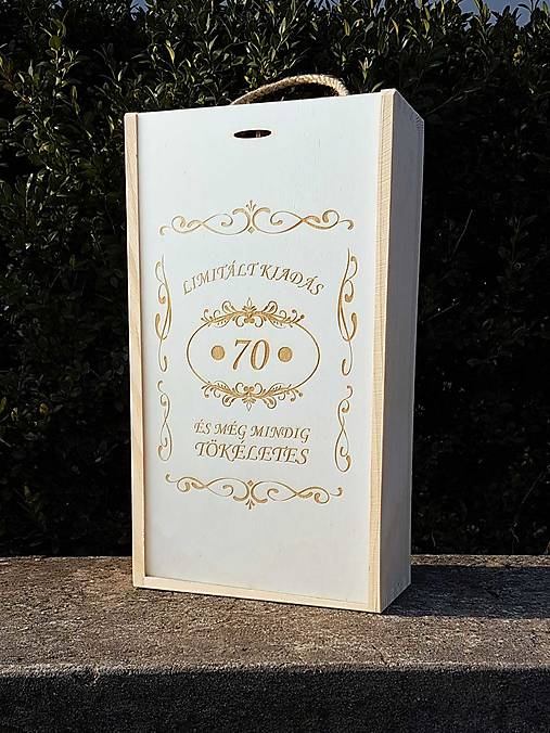 Drevený obal na víno 2x0,75l výroba na mieru