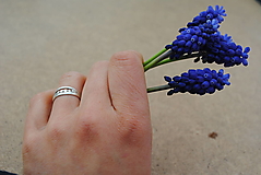 Prstene - prsteň "Hrášky" - 15565535_