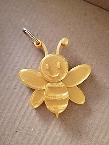 Kľúčenky - Včelička zlatá - prívesok - 15566106_