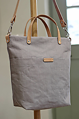 Veľké tašky - Dámska odolná kabelka z nepremokavého ľanu "Urban" - 15569215_