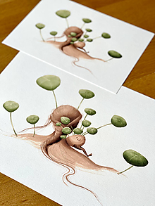 Grafika - Zelený svet - Print | Botanická ilustrácia - 15569994_