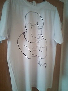 Topy, tričká, tielka - Ručne maľované tričko 5 - 15569135_