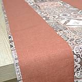 Úžitkový textil - QUADRAT - stredový obrus behúň TERRA - 15569164_