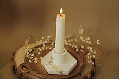 Svietidlá a sviečky - Minimalistický svietnik - 15570767_