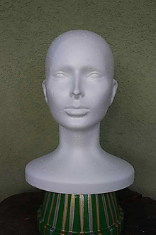 Iný materiál - model hlavy polystyrénový* - 15572428_