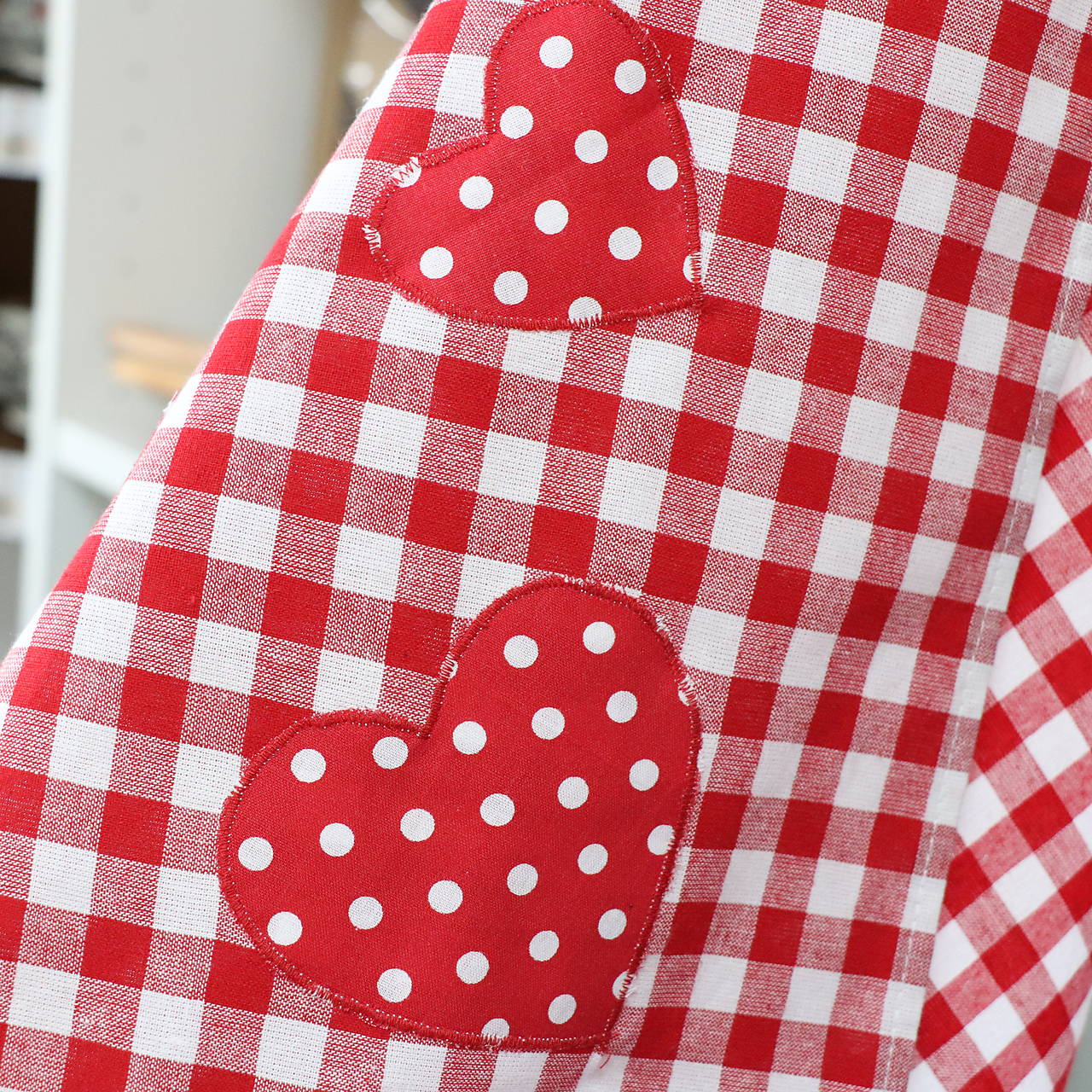 Kuchynská utierka so srdiečkami (varianty)