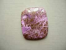 Minerály - Kabošon - purpurit 33 mm, č.8f - 15576185_