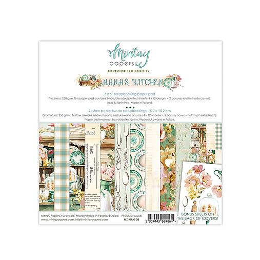  - Mintay Scrapbook papier 6x6 Nanas Kitchen - 15577056_