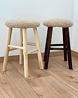 Nábytok - Okrúhle drevené stoličky - 15577109_