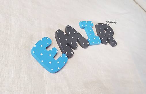 Tabuľky - P Í S M E N K Á so samolepom 5cm - 15579447_