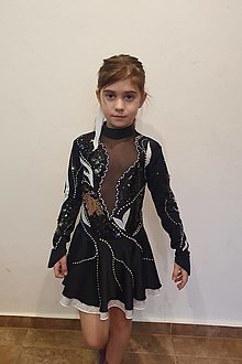 Detské oblečenie - Šaty na krasokorčuľovanie - 15580824_
