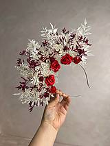Čiapky, čelenky, klobúky - Kvetinová čelenka "príbehy lupeňov ruží" - 15581021_