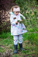 Detské oblečenie - softshell nohavice unicorn klasický strih - 15579605_