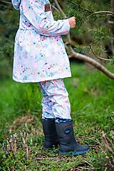 Detské oblečenie - softshell nohavice unicorn klasický strih - 15579606_
