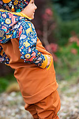 Detské oblečenie - prechodná softshell bunda zvieratká užšia - 15579691_