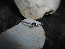 Prstene - ring with moonstone-mini-mesačný kameň - 15582772_