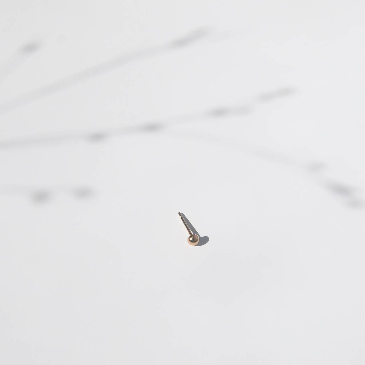 náušnica Golden Drops 01 zlato (1ks)