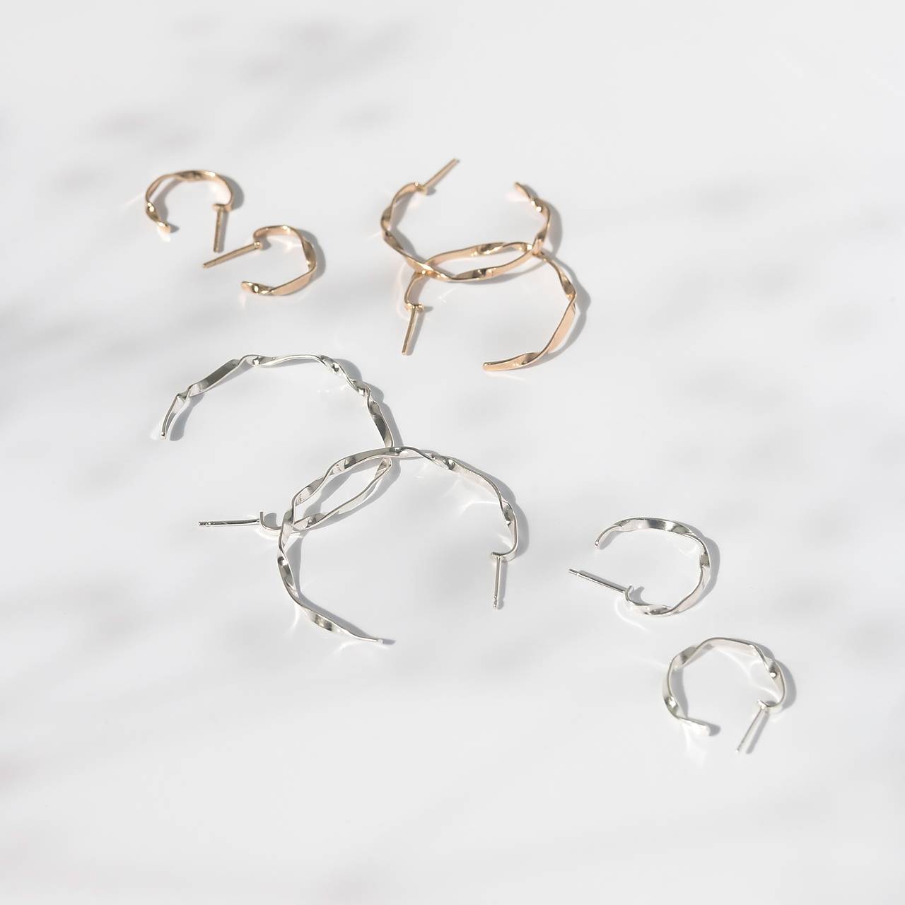 náušnice STUHA 04 zlato