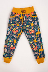 Detské oblečenie - softshell nohavice zvieratka klasický strih - 15581852_