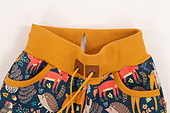 Detské oblečenie - softshell nohavice zvieratka klasický strih - 15581853_