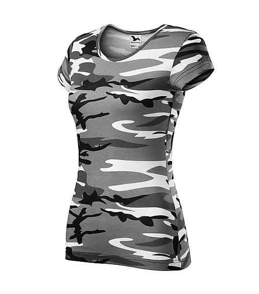 Polotovary - Dámske tričko CAMO PURE gray 32 - 15582090_
