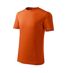 Polotovary - Detské tričko CLASSIC NEW oranžová 11 - 15583695_