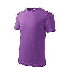 Polotovary - Detské tričko CLASSIC NEW fialová 64 - 15583702_