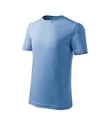 Polotovary - Detské tričko CLASSIC NEW nebeská modrá 15 - 15584072_
