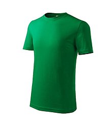 Polotovary - Detské tričko CLASSIC NEW trávová zelená 16 - 15584080_