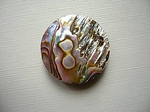 Minerály - Kabošon - paua mušle 28 mm, č.4f - 15583745_