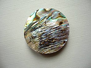 Minerály - Kabošon - paua mušle 29 mm, č.10f - 15583771_