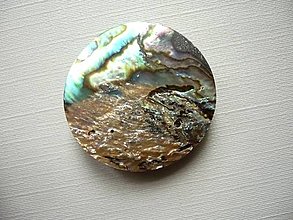 Minerály - Kabošon - paua mušle 29 mm, č.12f - 15583777_