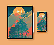 Grafika - WALLPAPER/POSTER A4 - Orient - pozadie/tapeta na mobil alebo tablet (Orient sunset) - 15584674_